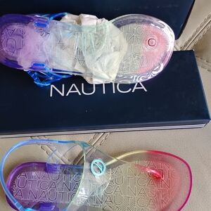 Nautica Multicolor Transparent Sandals